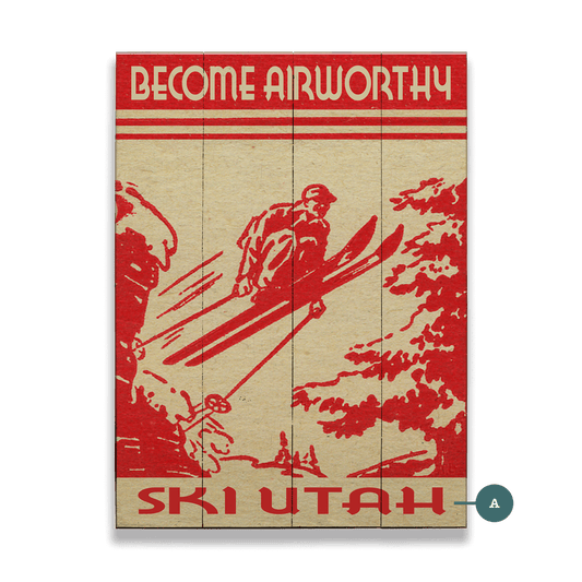 Become Airworthy - Wood & Metal Wall Art