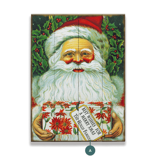 Best Wishes, Christmas - Wood & Metal Wall Art