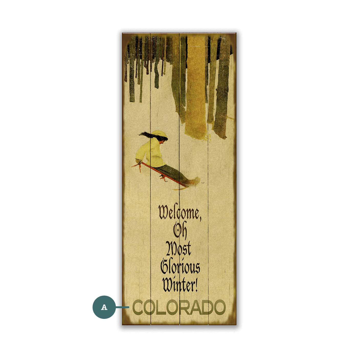 Oh Most Glorious Winter - Wood & Metal Wall Art