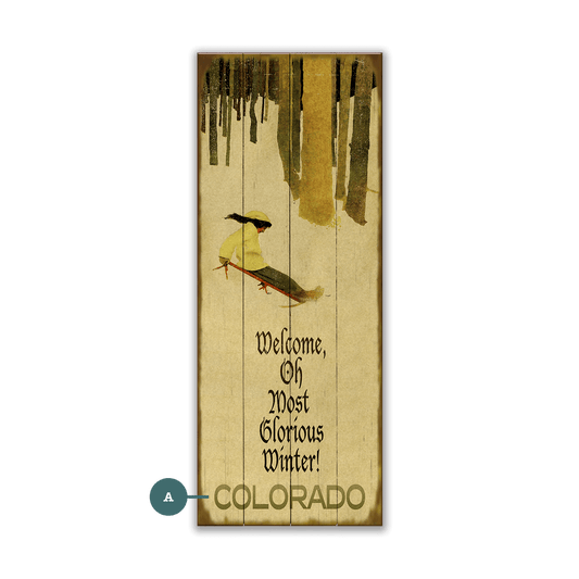 Oh Most Glorious Winter - Wood & Metal Wall Art