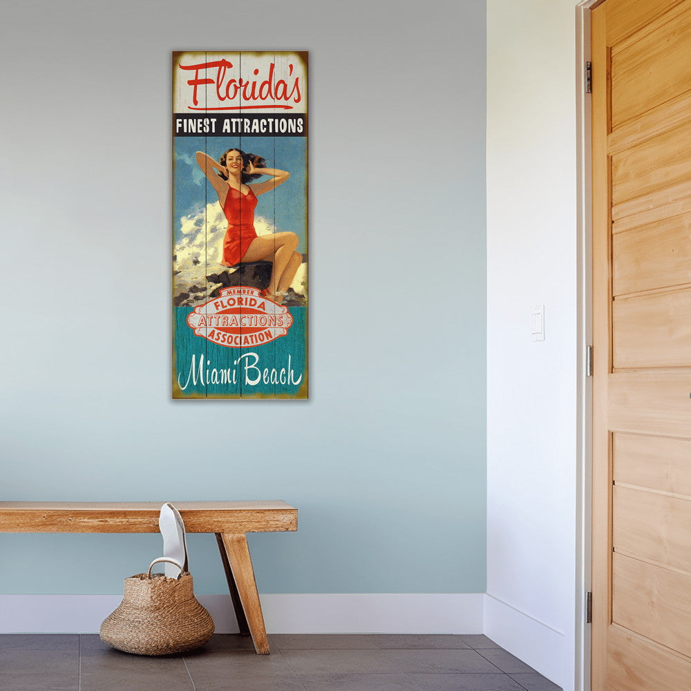 Finest Attractions - Wood & Metal Wall Art
