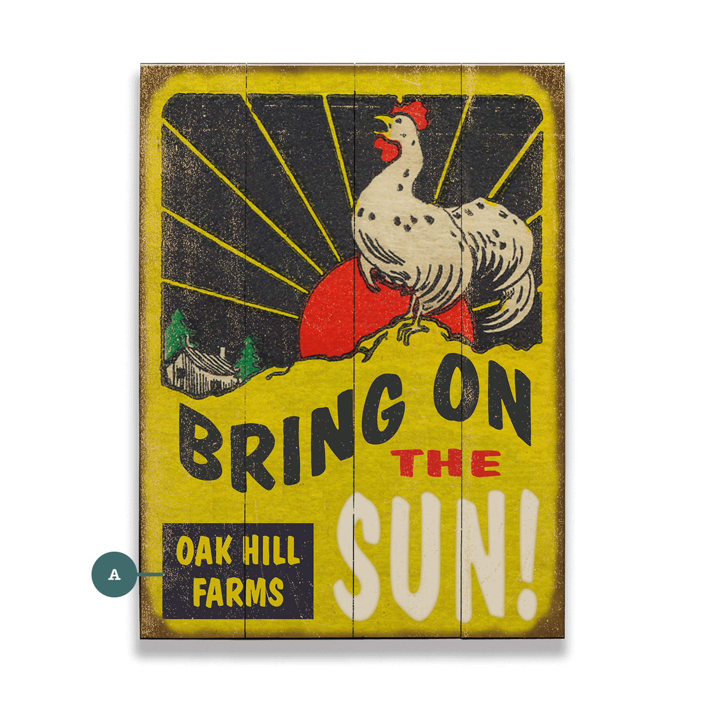 Bring On the Sun - Wood & Metal Wall Art