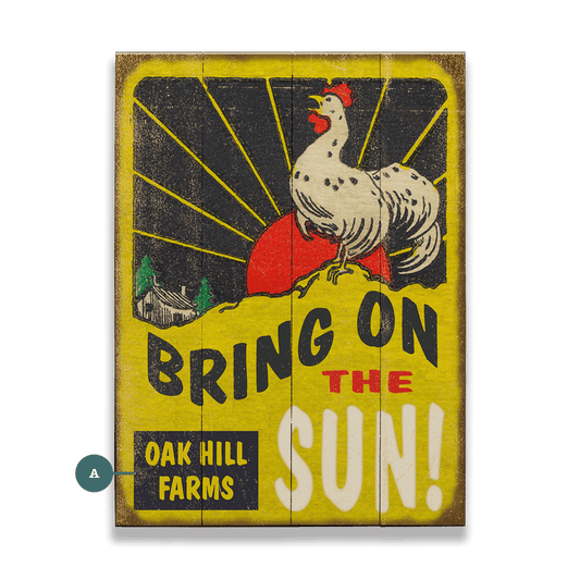 Bring On the Sun - Wood & Metal Wall Art