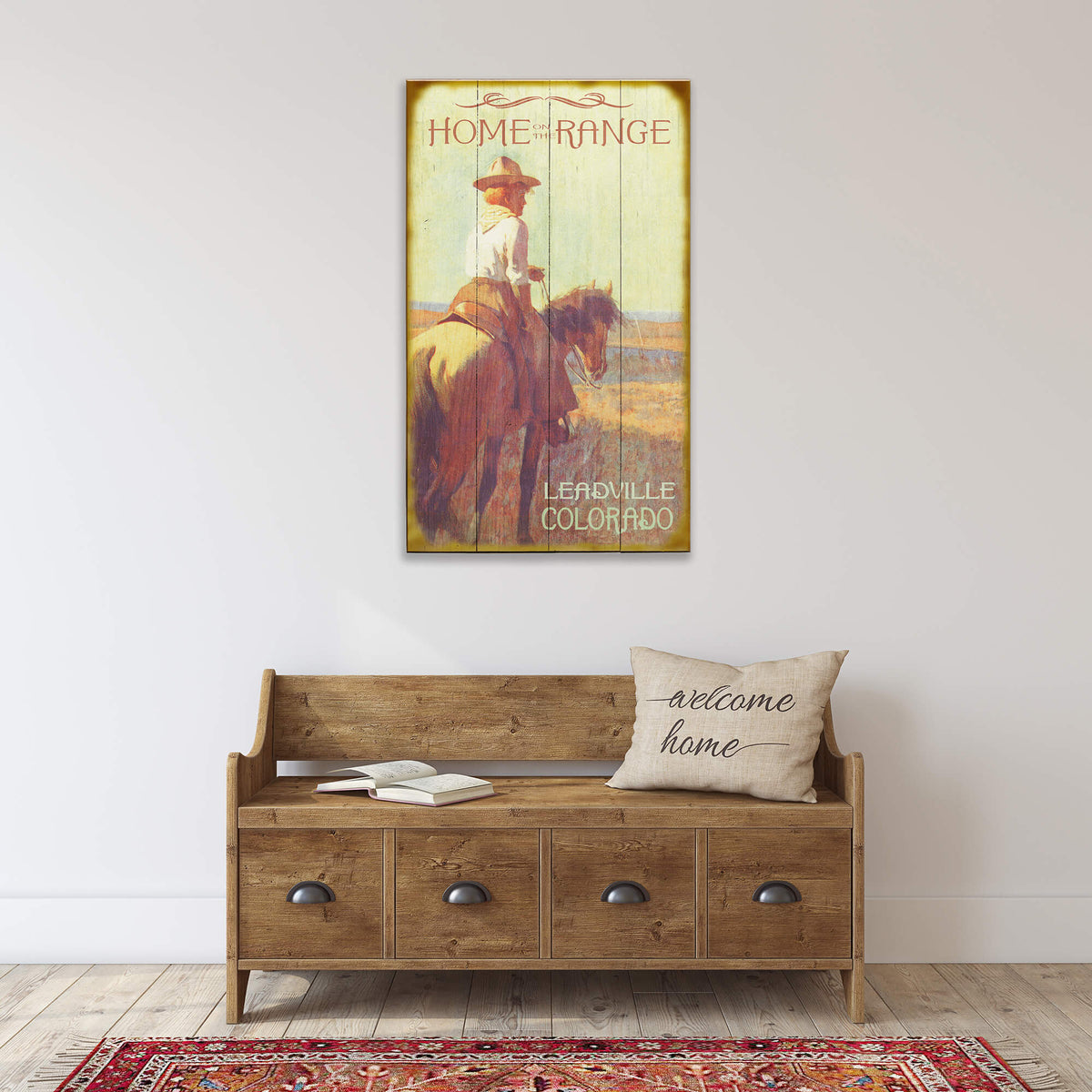 Home on the Range - Wood & Metal Wall Art
