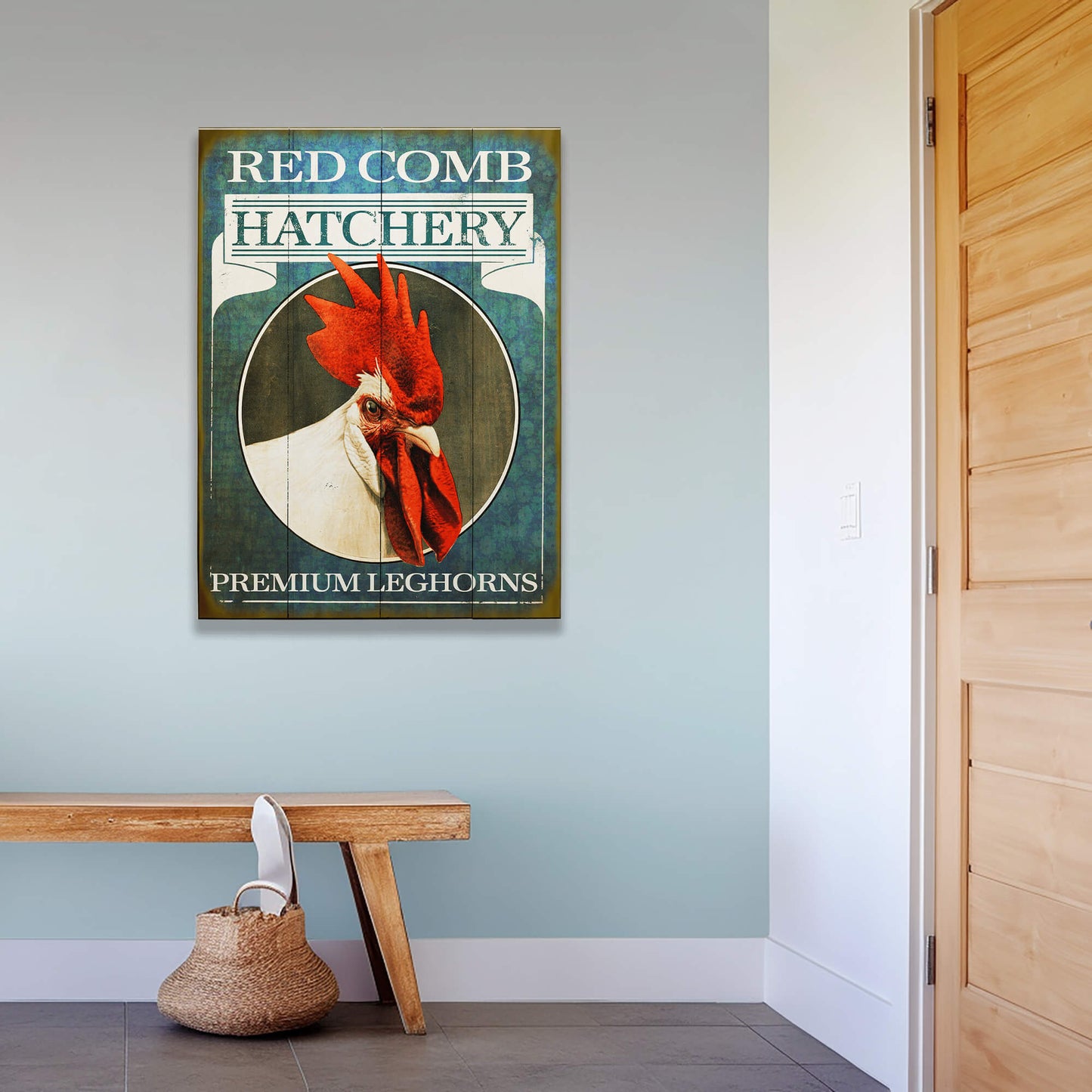 Chicken Hatchery - Wood & Metal Wall Art