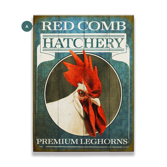 Chicken Hatchery - Wood & Metal Wall Art
