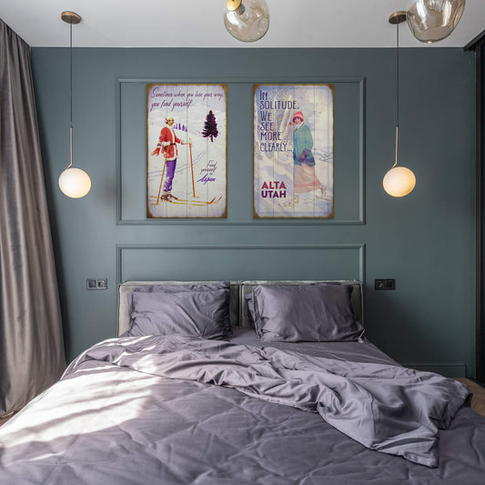 In Solitude, We See More Clearly - Wood & Metal Wall Art