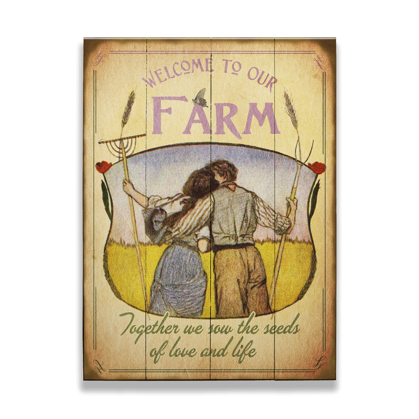 Together We Sow: Generic - Wood & Metal Wall Art