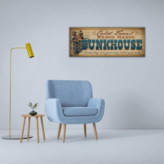 Ranch Hands Bunkhouse - Wood & Metal Wall Art