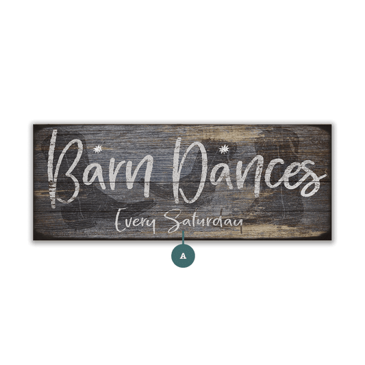 Barn Dances - Wood & Metal Wall Art