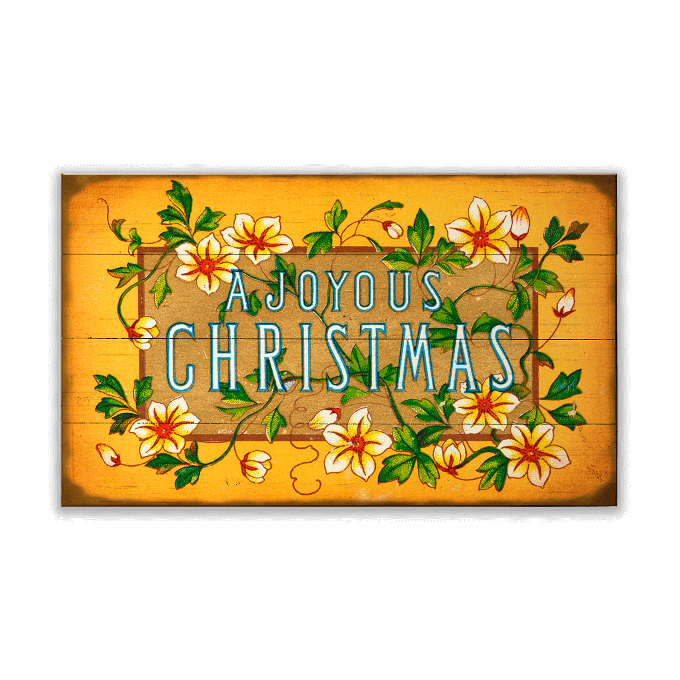 A Joyous Christmas - Wood & Metal Wall Art