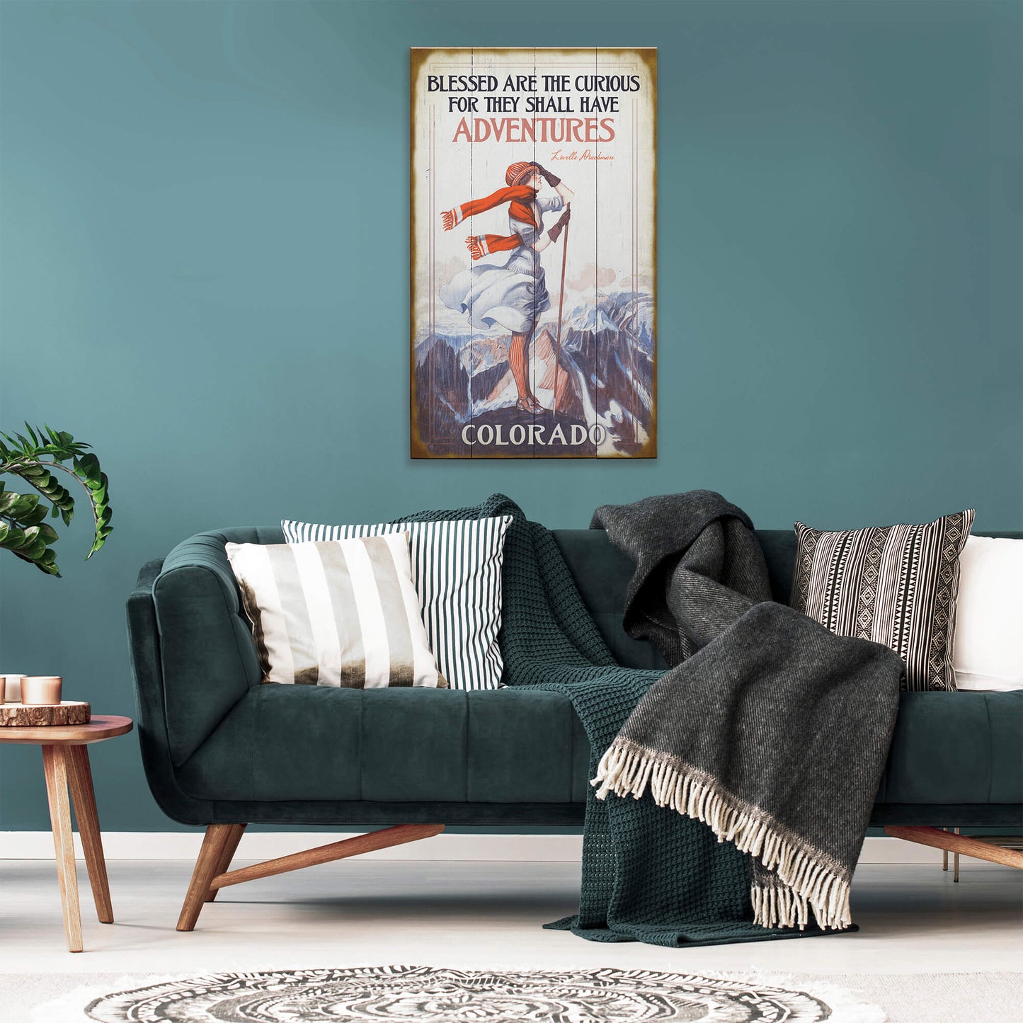 Blessed Are The Curious - Wood & Metal Wall Art