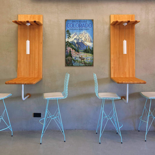 Glorious Alpine Scenery - Wood & Metal Wall Art