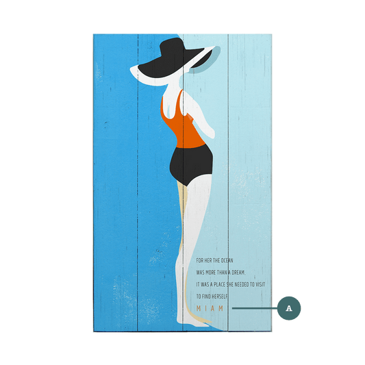 Seaside Serenity - Wood & Metal Wall Art