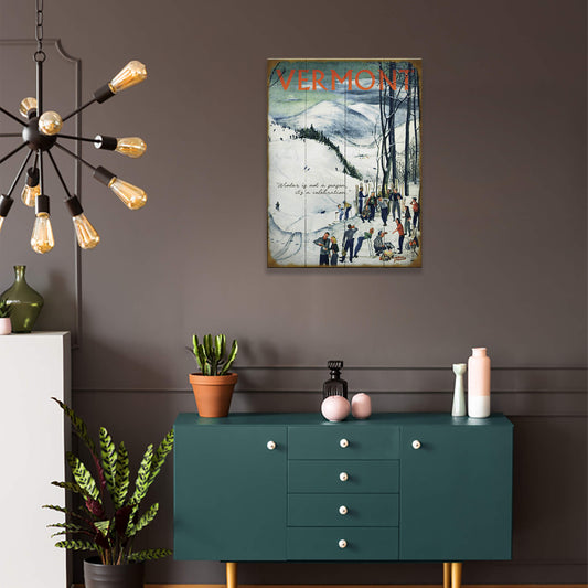 Winter is not a Season - Wood & Metal Wall Art