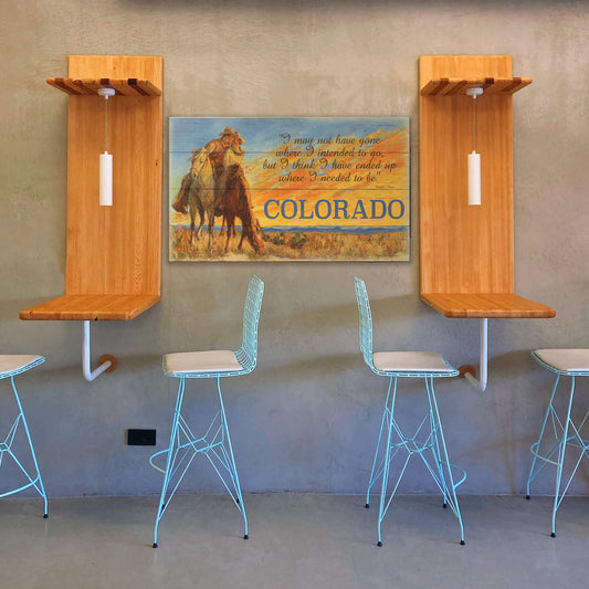 Where I Needed to Be - Wood & Metal Wall Art