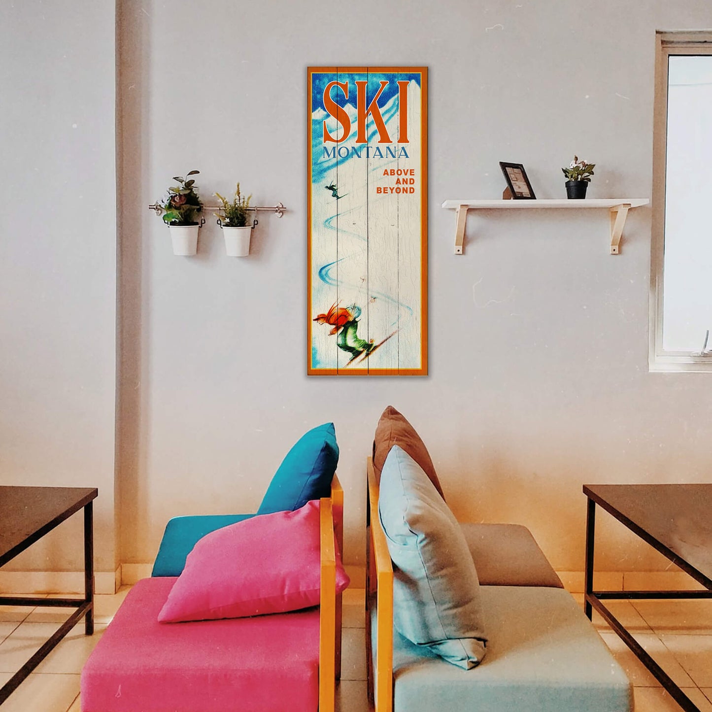 Above and Beyond - Wood & Metal Wall Art