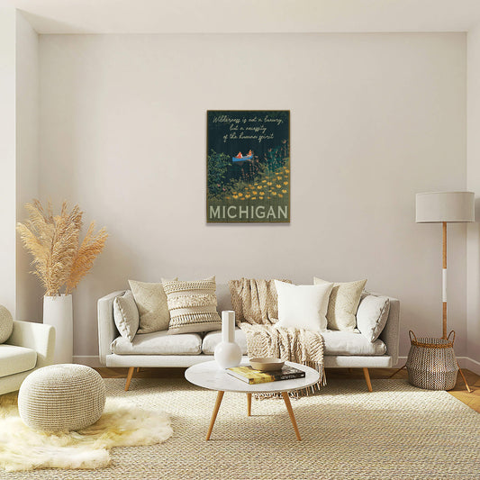 Wilderness is Not a Luxury - Wood & Metal Wall Art