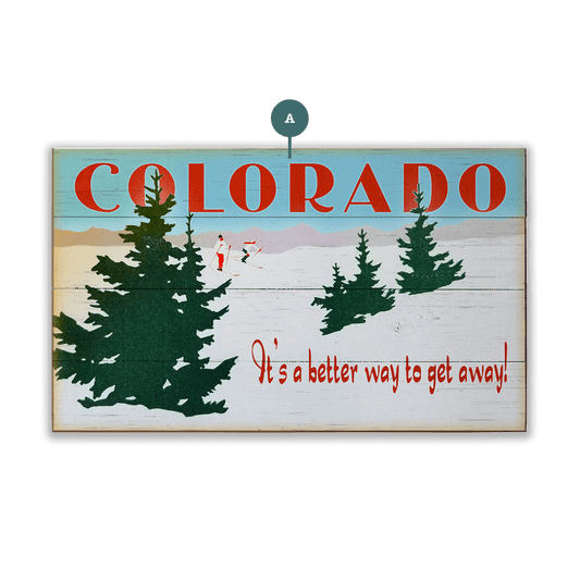 A Better Way to Get Away - Wood & Metal Wall Art