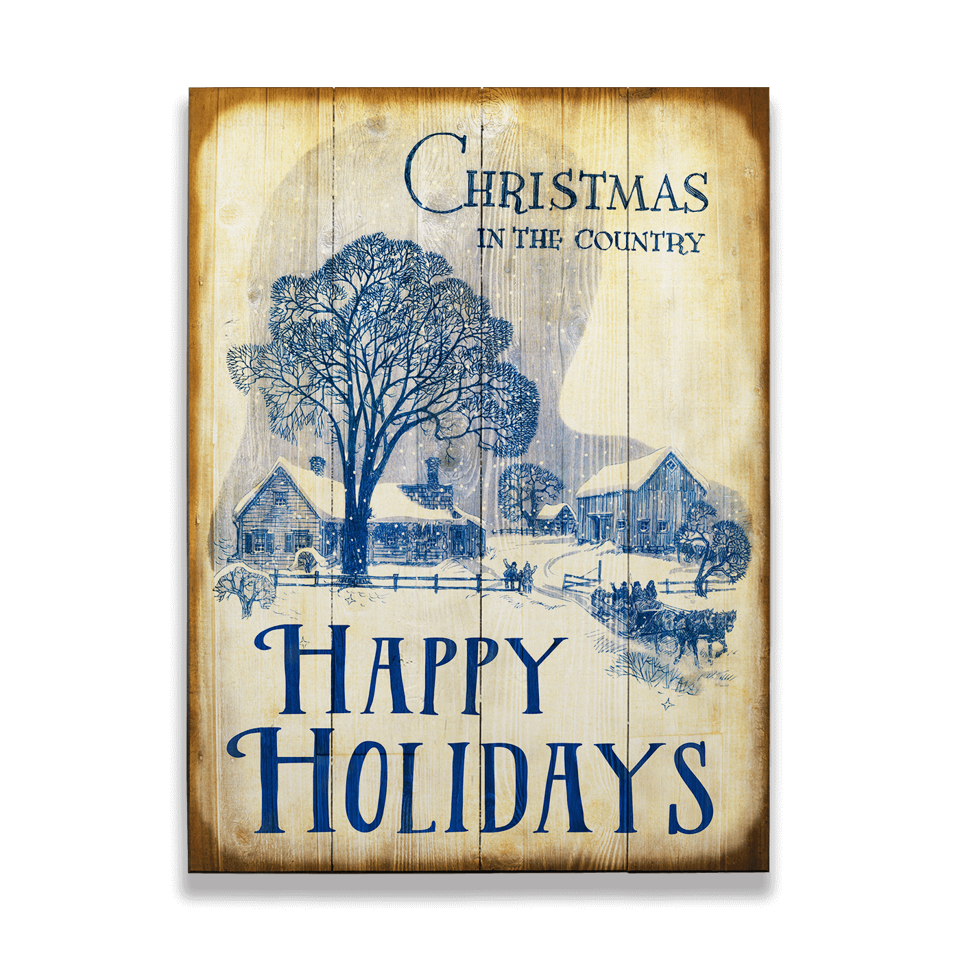Christmas in the Country: Generic - Wood & Metal Wall Art