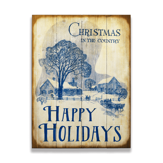 Christmas in the Country: Generic - Wood & Metal Wall Art