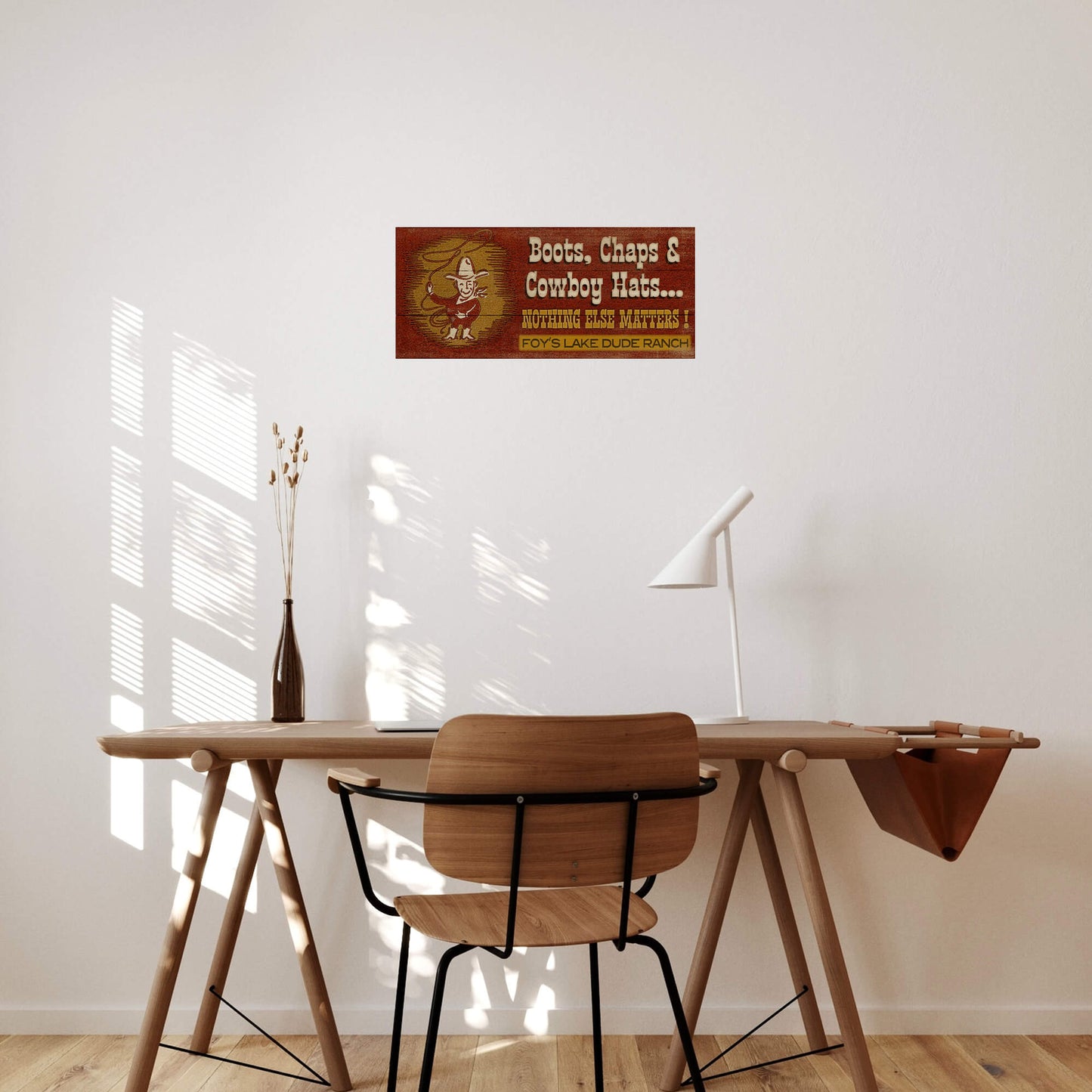 Boots, Chaps & Cowboy Hats - Wood & Metal Wall Art