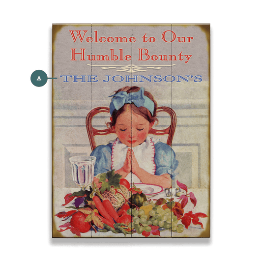 Humble Bounty - Wood & Metal Wall Art