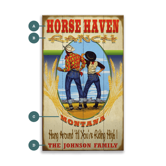 Riding High - Wood & Metal Wall Art