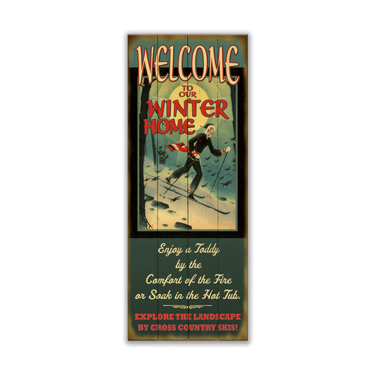 Winter Home XCountry: Generic - Wood & Metal Wall Art