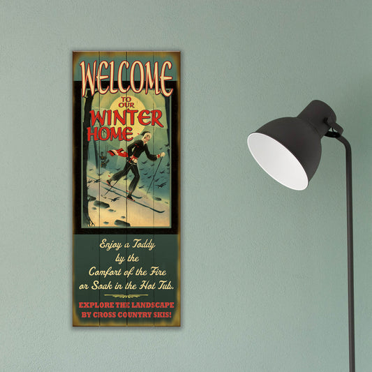 Winter Home XCountry: Generic - Wood & Metal Wall Art