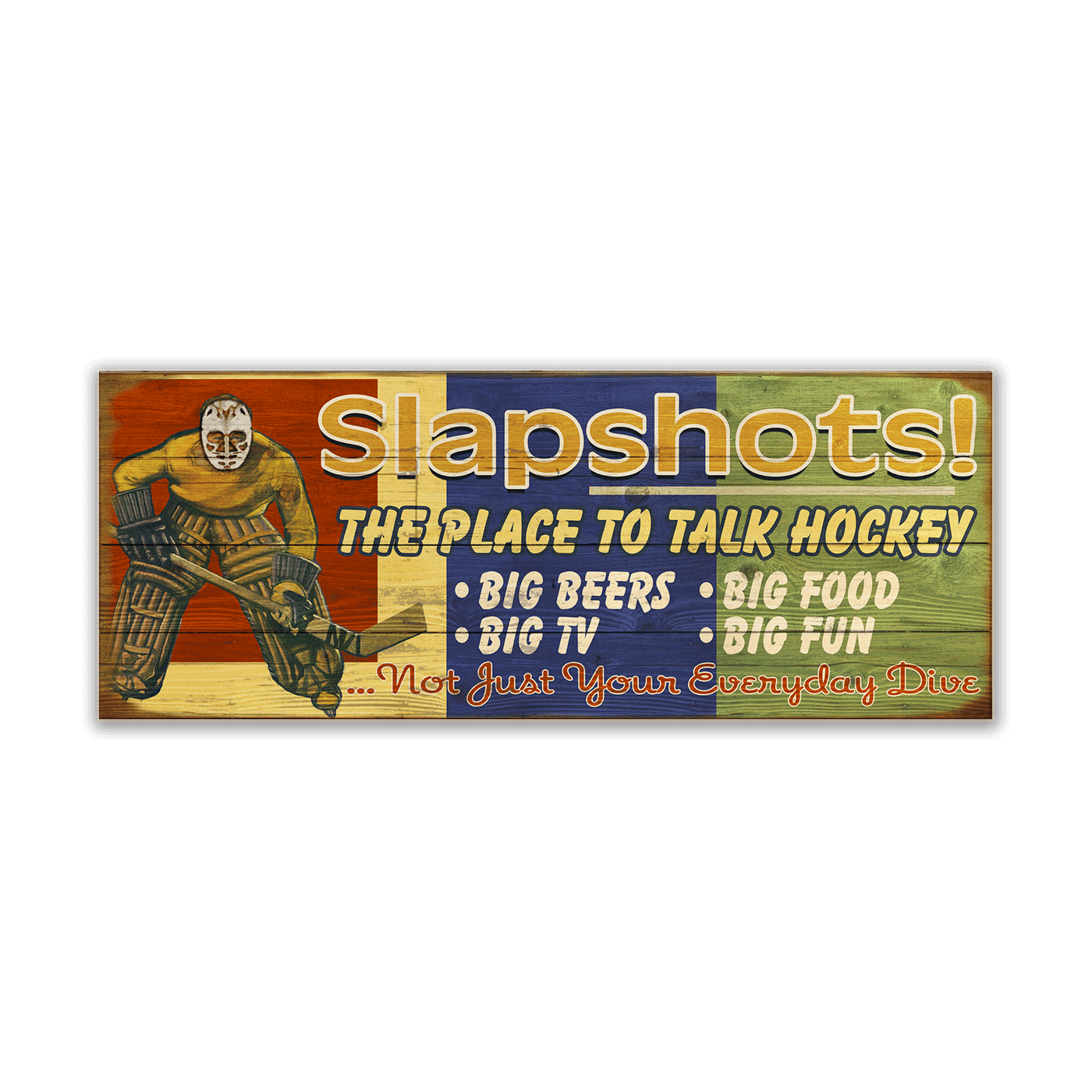 Slapshots: Generic - Wood & Metal Wall Art