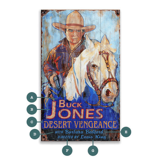 Desert Vengeance - Wood & Metal Wall Art