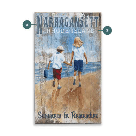 Summers to Remember - Wood & Metal Wall Art