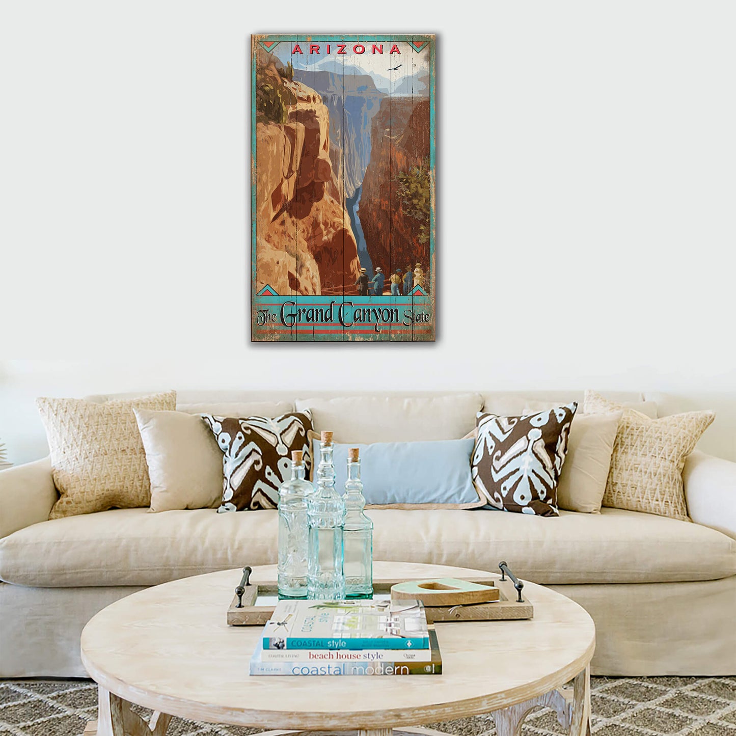 The Grand Canyon State - Wood & Metal Wall Art