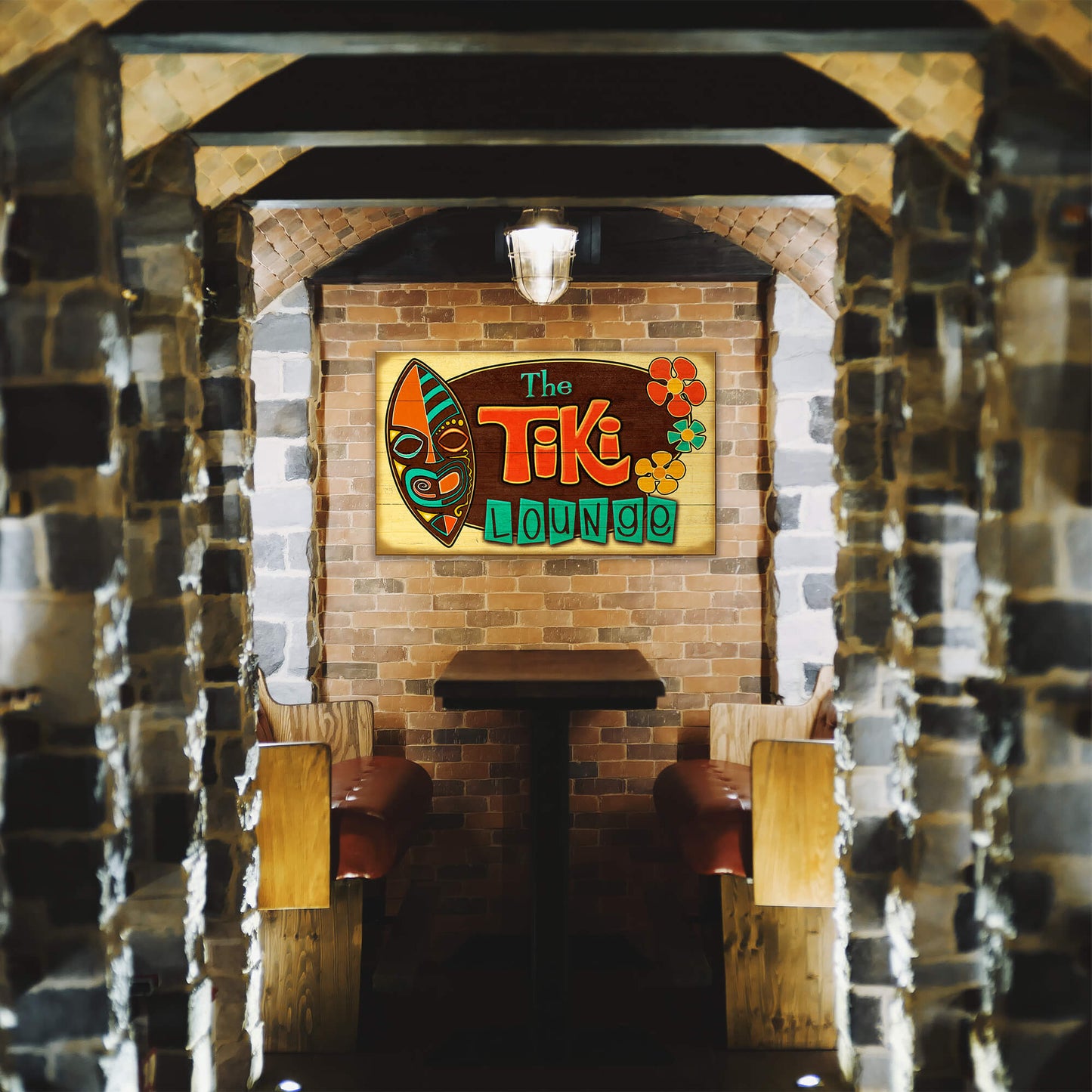 Tropical Tiki Lounge: Generic - Wood & Metal Wall Art