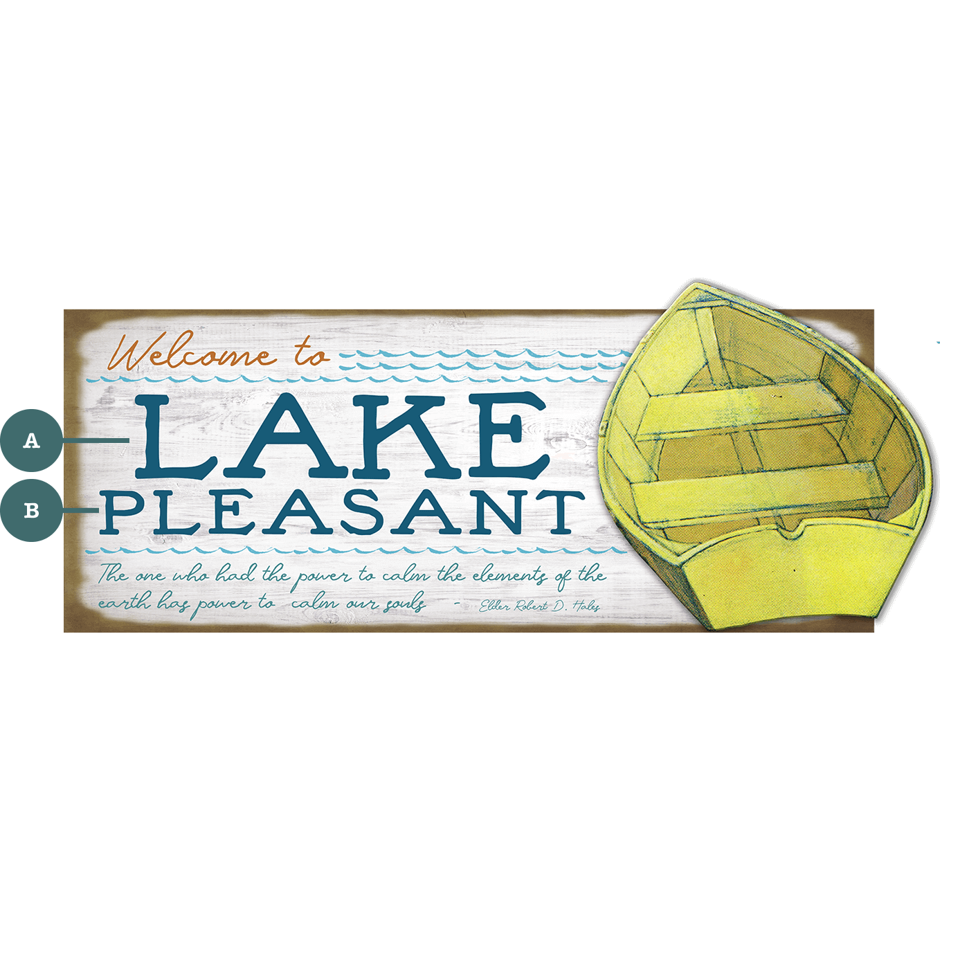 Pleasant Waters - Wood Wall Decor