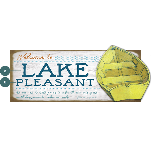 Pleasant Waters - Wood Wall Decor