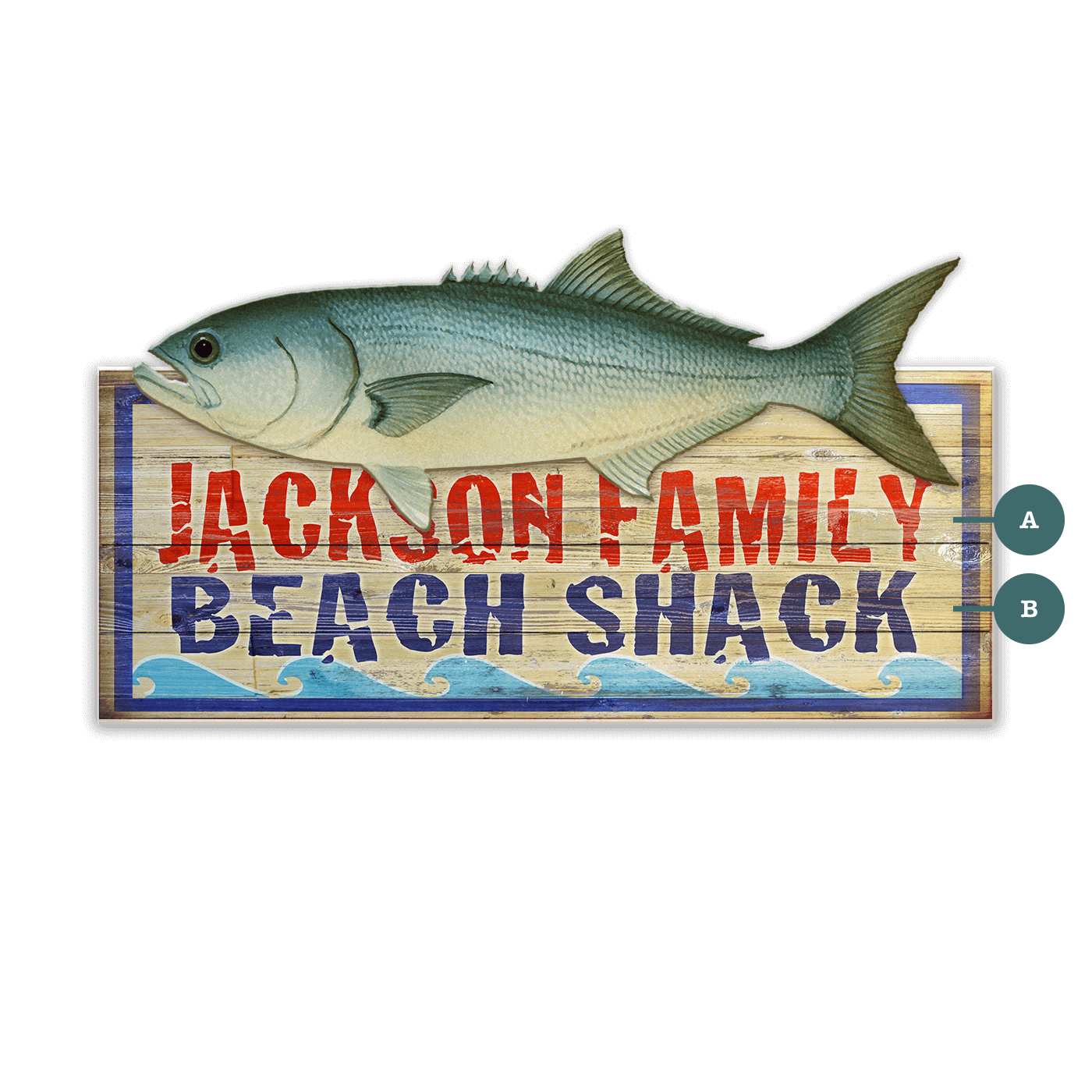 Saltwater Beach Shack - Wood Wall Decor