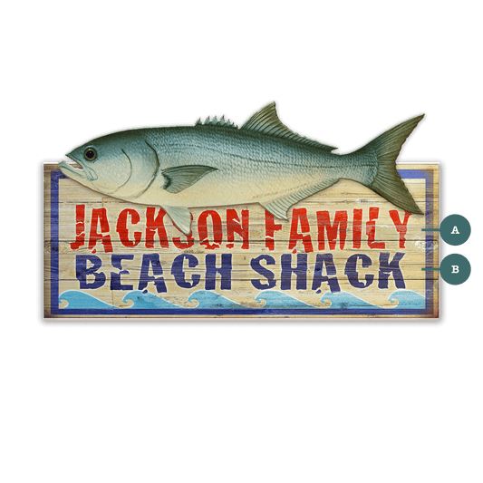 Saltwater Beach Shack - Wood Wall Decor