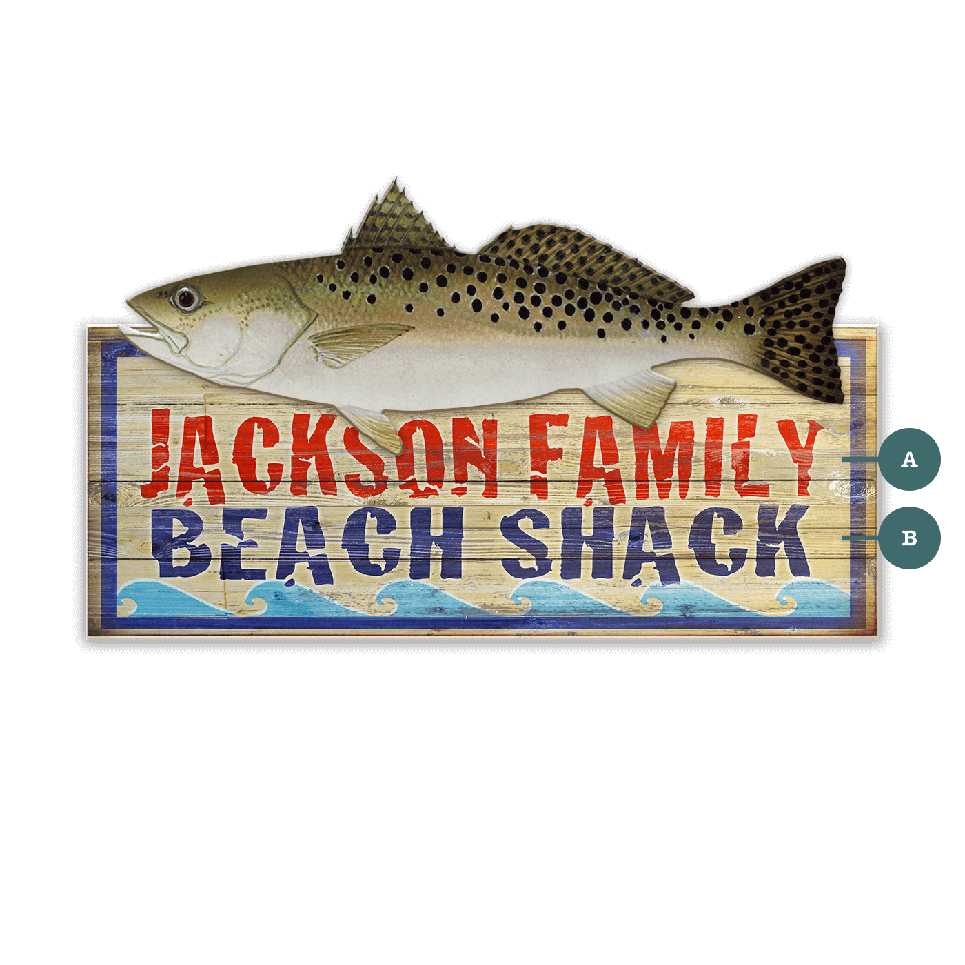 Saltwater Beach Shack - Wood Wall Decor