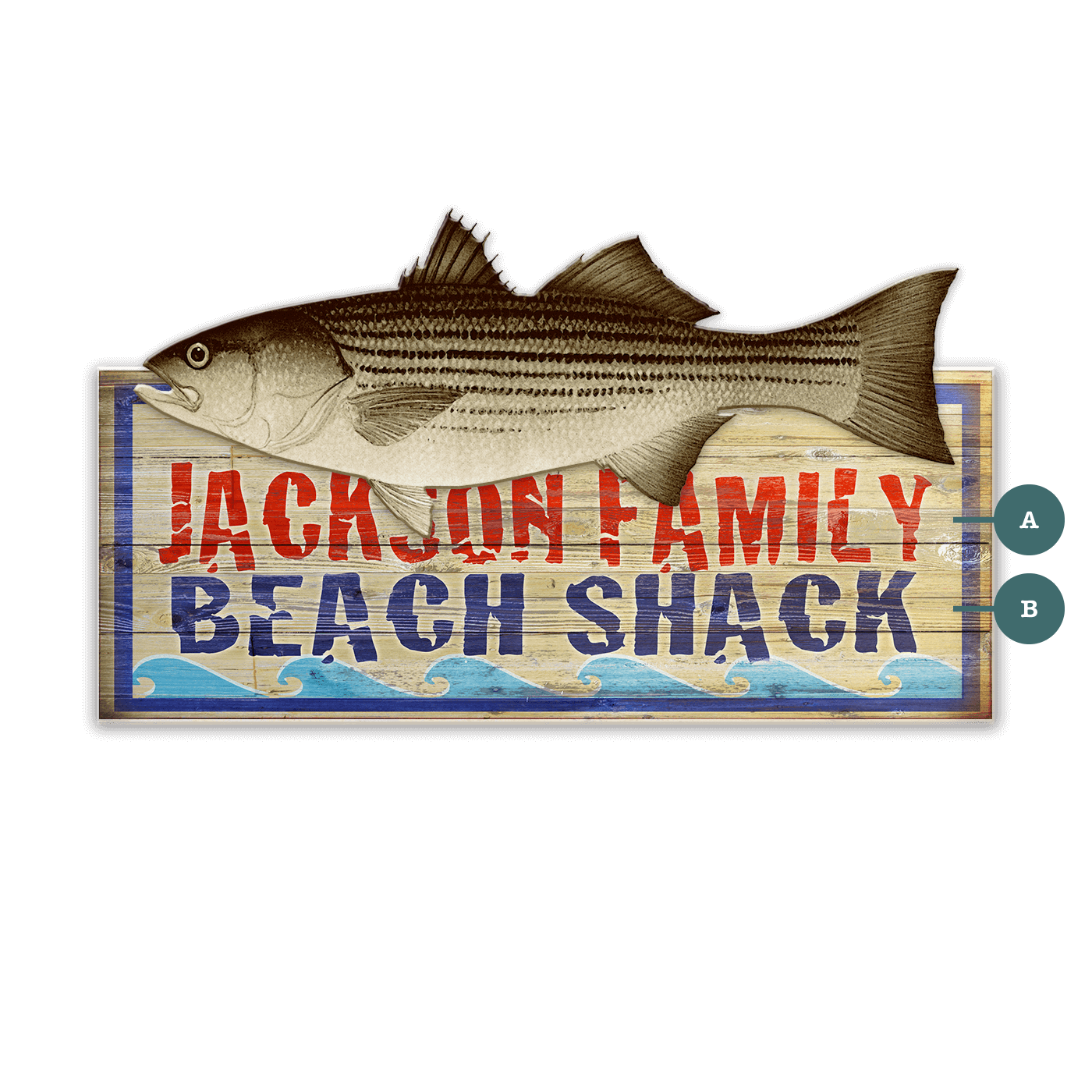 Saltwater Beach Shack - Wood Wall Decor