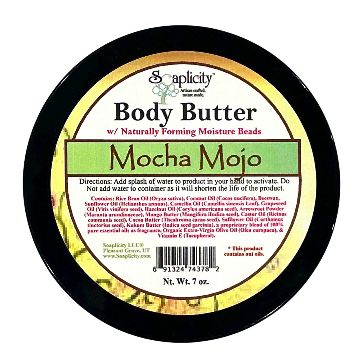 Mocha Mojo Body Butter with Natural Caffeine