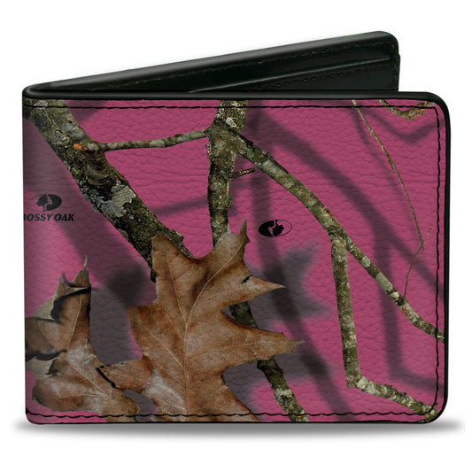 Bi-Fold Wallet - Mossy Oak Country Roots Camo Fuchsia