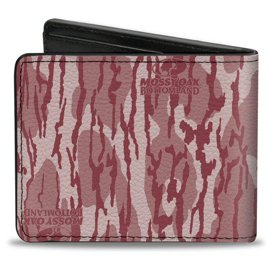Bi-Fold Wallet - Mossy Oak Bottomland Camo Pinks