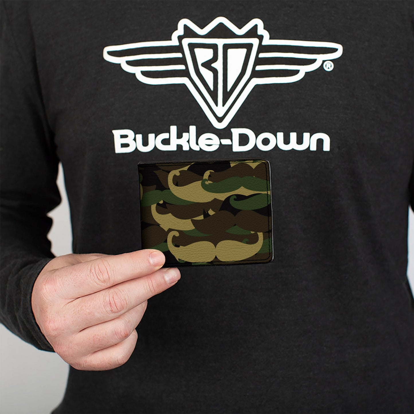 Bi-Fold Wallet - Camo'stache