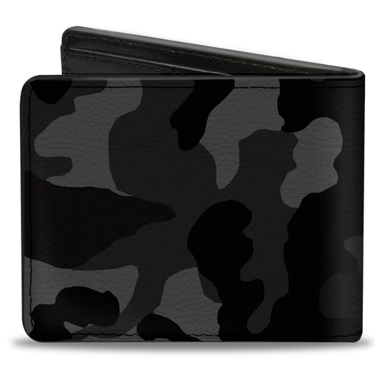 Bi-Fold Wallet - Camo Charcoal