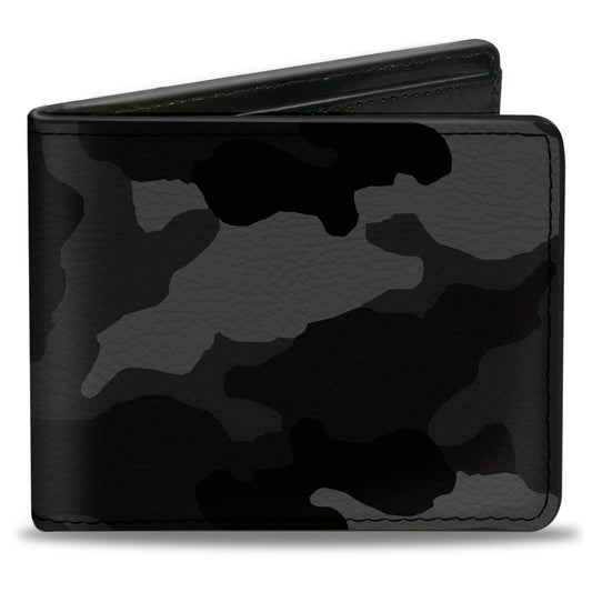 Bi-Fold Wallet - Camo Charcoal