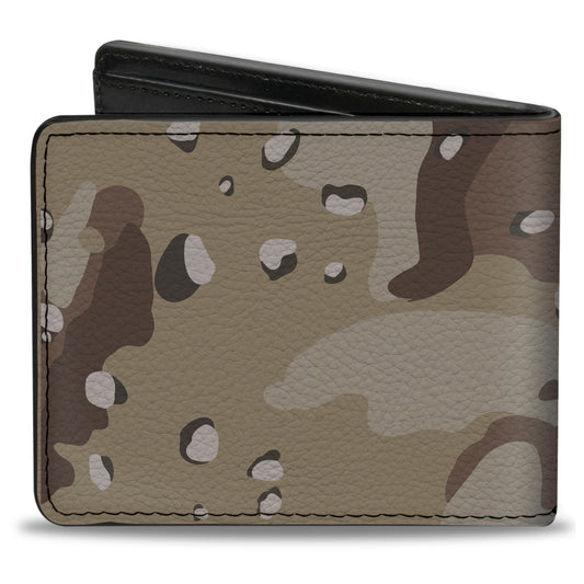 Bi-Fold Wallet - Desert Camo Tans Browns