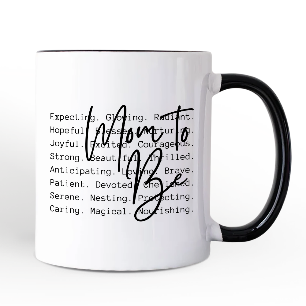 Mom To Be Pregnancy Announcement Personalized Mug, Definition Future Mama Gift with Custom Name