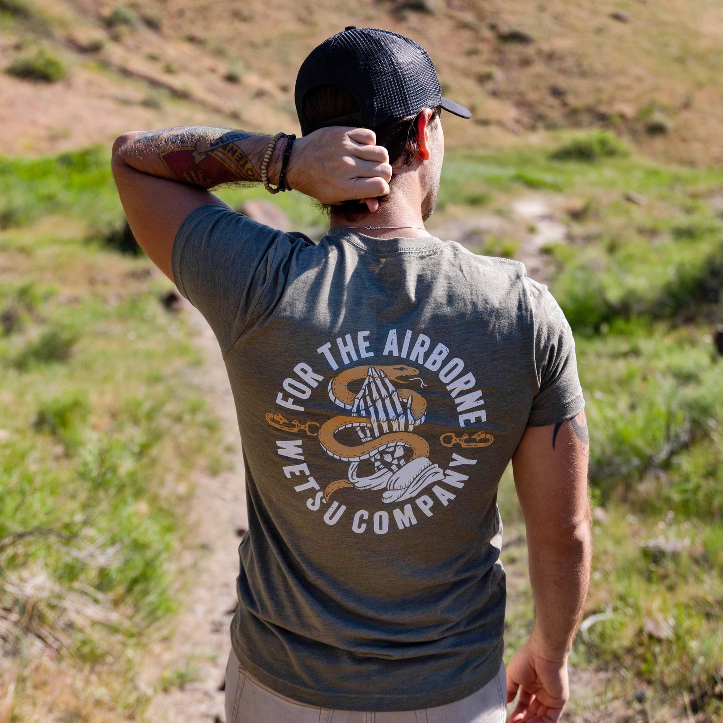 Static Line Bites Athletic Shirt